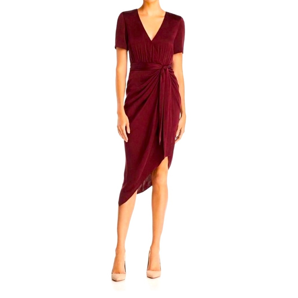 NWT Beautiful Cranberry Burgundy Silk Dress from Alice and Olivia